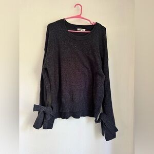 Madewell Tie Cuff Sweater - large